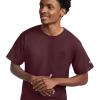 imageChampion Mens Classic Short Sleeve TShirt Standard Fit Midweight 100 Cotton Available in Regular and Big amp TallMaroon