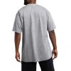 imageChampion Mens Classic Short Sleeve TShirt Standard Fit Midweight 100 Cotton Available in Regular and Big amp TallPlatinum Silver Heather