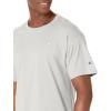 imageChampion Mens Classic Short Sleeve TShirt Standard Fit Midweight 100 Cotton Available in Regular and Big amp TallPlatinum Silver Heather