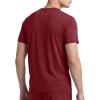 imageChampion Mens Classic Short Sleeve TShirt Standard Fit Midweight 100 Cotton Available in Regular and Big amp TallPomegranate