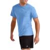 imageChampion Mens Classic Short Sleeve TShirt Standard Fit Midweight 100 Cotton Available in Regular and Big amp TallSwiss Blue
