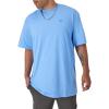 imageChampion Mens Classic Short Sleeve TShirt Standard Fit Midweight 100 Cotton Available in Regular and Big amp TallSwiss Blue