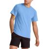 imageChampion Mens Classic Short Sleeve TShirt Standard Fit Midweight 100 Cotton Available in Regular and Big amp TallSwiss Blue