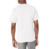 imageChampion Mens Classic Short Sleeve TShirt Standard Fit Midweight 100 Cotton Available in Regular and Big amp TallWhite  C Logo