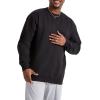 imageChampion Mens Mens Crewneck Fleece Sweatshirt Standard Fit Midweight C Logo Available in Regular and Big amp TallBlack  C Logo