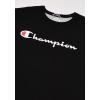 imageChampion Mens Mens Crewneck Fleece Sweatshirt Standard Fit Midweight C Logo Available in Regular and Big amp TallBlack