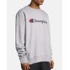 imageChampion Mens Mens Crewneck Fleece Sweatshirt Standard Fit Midweight C Logo Available in Regular and Big amp TallBlack Double Logo