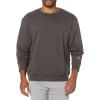 imageChampion Mens Mens Crewneck Fleece Sweatshirt Standard Fit Midweight C Logo Available in Regular and Big amp TallGranite Heather