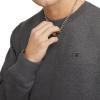 imageChampion Mens Mens Crewneck Fleece Sweatshirt Standard Fit Midweight C Logo Available in Regular and Big amp TallGranite Heather C Logo