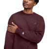 imageChampion Mens Mens Crewneck Fleece Sweatshirt Standard Fit Midweight C Logo Available in Regular and Big amp TallMaroon  C Logo
