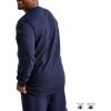 imageChampion Mens Mens Crewneck Fleece Sweatshirt Standard Fit Midweight C Logo Available in Regular and Big amp TallNavy  C Logo