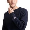 imageChampion Mens Mens Crewneck Fleece Sweatshirt Standard Fit Midweight C Logo Available in Regular and Big amp TallNavy  C Logo