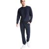 imageChampion Mens Mens Crewneck Fleece Sweatshirt Standard Fit Midweight C Logo Available in Regular and Big amp TallNavy  C Logo