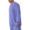 imageChampion Mens Mens Crewneck Fleece Sweatshirt Standard Fit Midweight C Logo Available in Regular and Big amp TallStone Crush Blue  C Logo
