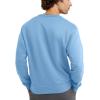 imageChampion Mens Mens Crewneck Fleece Sweatshirt Standard Fit Midweight C Logo Available in Regular and Big amp TallSwiss Blue C Logo