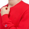 imageChampion Mens Mens Crewneck Fleece Sweatshirt Standard Fit Midweight C Logo Available in Regular and Big amp TallTeam Red Scarlet  C Logo