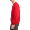 imageChampion Mens Mens Crewneck Fleece Sweatshirt Standard Fit Midweight C Logo Available in Regular and Big amp TallTeam Red Scarlet  C Logo