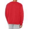 imageChampion Mens Mens Crewneck Fleece Sweatshirt Standard Fit Midweight C Logo Available in Regular and Big amp TallTeam Red Scarlet C Logo
