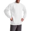 imageChampion Mens Mens Crewneck Fleece Sweatshirt Standard Fit Midweight C Logo Available in Regular and Big amp TallWhite  C Logo