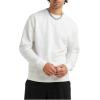 imageChampion Mens Mens Crewneck Fleece Sweatshirt Standard Fit Midweight C Logo Available in Regular and Big amp TallWhite C Logo
