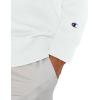 imageChampion Mens Mens Crewneck Fleece Sweatshirt Standard Fit Midweight C Logo Available in Regular and Big amp TallWhite C Logo