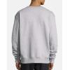 imageChampion Mens Mens Crewneck Fleece Sweatshirt Standard Fit Midweight C Logo Available in Regular and Big amp TallWhite Double Logo