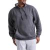 imageChampion Mens Pullover Fleece Hoodie Standard Fit Midweight C Logo Available in Regular and Big amp TallGranite Heather  C Logo