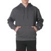imageChampion Mens Pullover Fleece Hoodie Standard Fit Midweight C Logo Available in Regular and Big amp TallGranite Heather