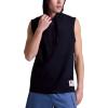 imageChampion Mens Sleeveless TShirt Hoodie Standard Fit LightweightDeep Navy  C Logo