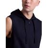 imageChampion Mens Sleeveless TShirt Hoodie Standard Fit LightweightDeep Navy  C Logo