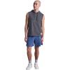 imageChampion Mens Sleeveless TShirt Hoodie Standard Fit LightweightGranite Heather  C Logo