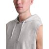 imageChampion Mens Sleeveless TShirt Hoodie Standard Fit LightweightOxford Gray Heather  C Logo