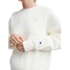 imageChampion Womens Crewneck Fleece Sweatshirt Loose Fit Midweight C Logo Available in Regular and PlusUnbleached Cotton  C Logo