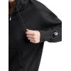 imageChampion Womens Full Zip Fleece Hoodie Loose Fit Midweight C Logo Available in Regular and PlusBlack  C Logo