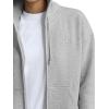imageChampion Womens Full Zip Fleece Hoodie Loose Fit Midweight C Logo Available in Regular and PlusOxford Gray Heather  C Logo