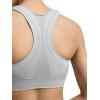imageChampion Womens The Infinity Racerback Sports Bra Moderate Support Seamless MoistureWickingOxford Gray Heather
