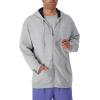 imageChampion mens Zipup Hoodie Comfortable Zipup Hoodie Sweatshirt for Men Reg Or Big amp TallOxford Gray  C Logo