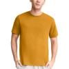 imageChampion Mens Classic Short Sleeve TShirt Standard Fit Midweight 100 Cotton Available in Regular and Big amp TallHoney Mustard Yellow