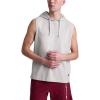 imageChampion Mens Sleeveless TShirt Hoodie Standard Fit LightweightOxford Gray Heather  C Logo
