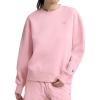 imageChampion Womens Crewneck Fleece Sweatshirt Loose Fit Midweight C Logo Available in Regular and PlusRose Shadow  C Logo