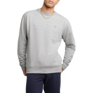 imageChampion Mens Mens Crewneck Fleece Sweatshirt Standard Fit Midweight C Logo Available in Regular and Big amp TallOxford Gray