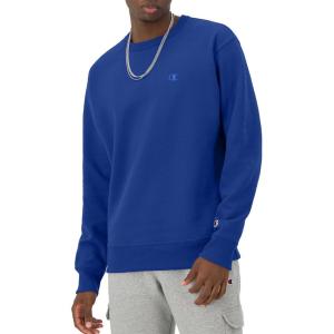 imageChampion Mens Mens Crewneck Fleece Sweatshirt Standard Fit Midweight C Logo Available in Regular and Big amp TallSurf the Web  C Logo