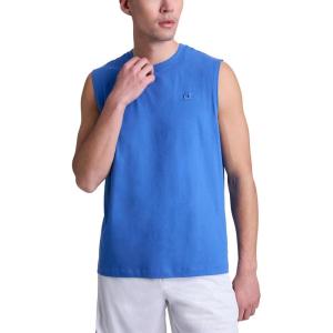 imageChampion Mens Muscle Tank Classic Graphic Muscle Tee Sleeveless Tshirt for Men Reg Or Big amp TallNebulas Blue