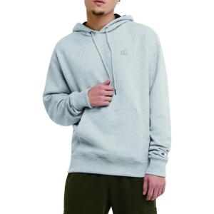 imageChampion Mens Pullover Fleece Hoodie Standard Fit Midweight C Logo Available in Regular and Big amp TallOxford Gray  C Logo