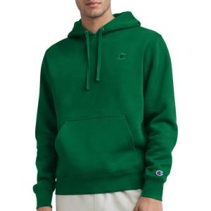 imageChampion Mens Pullover Fleece Hoodie Standard Fit Midweight C Logo Available in Regular and Big amp TallVerdant Green