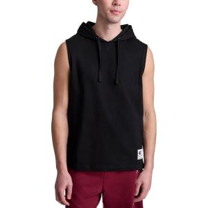 imageChampion Mens Sleeveless TShirt Hoodie Standard Fit LightweightBlack  C Logo