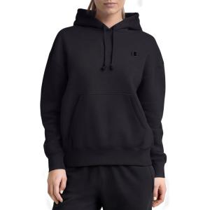 imageChampion Womens Pullover Fleece Hoodie Loose Fit Midweight C Logo Available in Regular and PlusBlack  C Logo