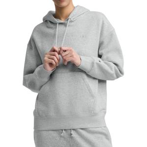 imageChampion Womens Pullover Fleece Hoodie Loose Fit Midweight C Logo Available in Regular and PlusOxford Gray Heather  C Logo