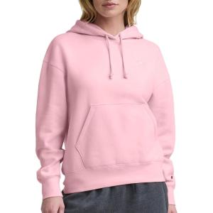 imageChampion Womens Pullover Fleece Hoodie Loose Fit Midweight C Logo Available in Regular and PlusRose Shadow  C Logo