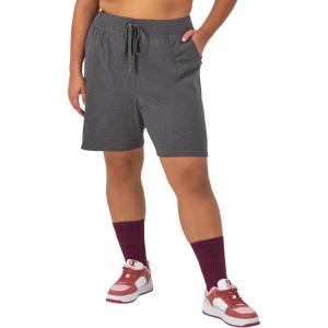 imageChampion Womens Shorts Jersey Shorts Soft Lightweight Comfortable Shorts for Women 5 Plus Size AvailableGranite Heather